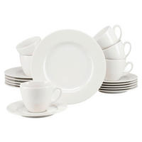 KAFFEESERVICE Creme Venice Creme 18-teilig  - Creme, Basics, Keramik - Creatable
