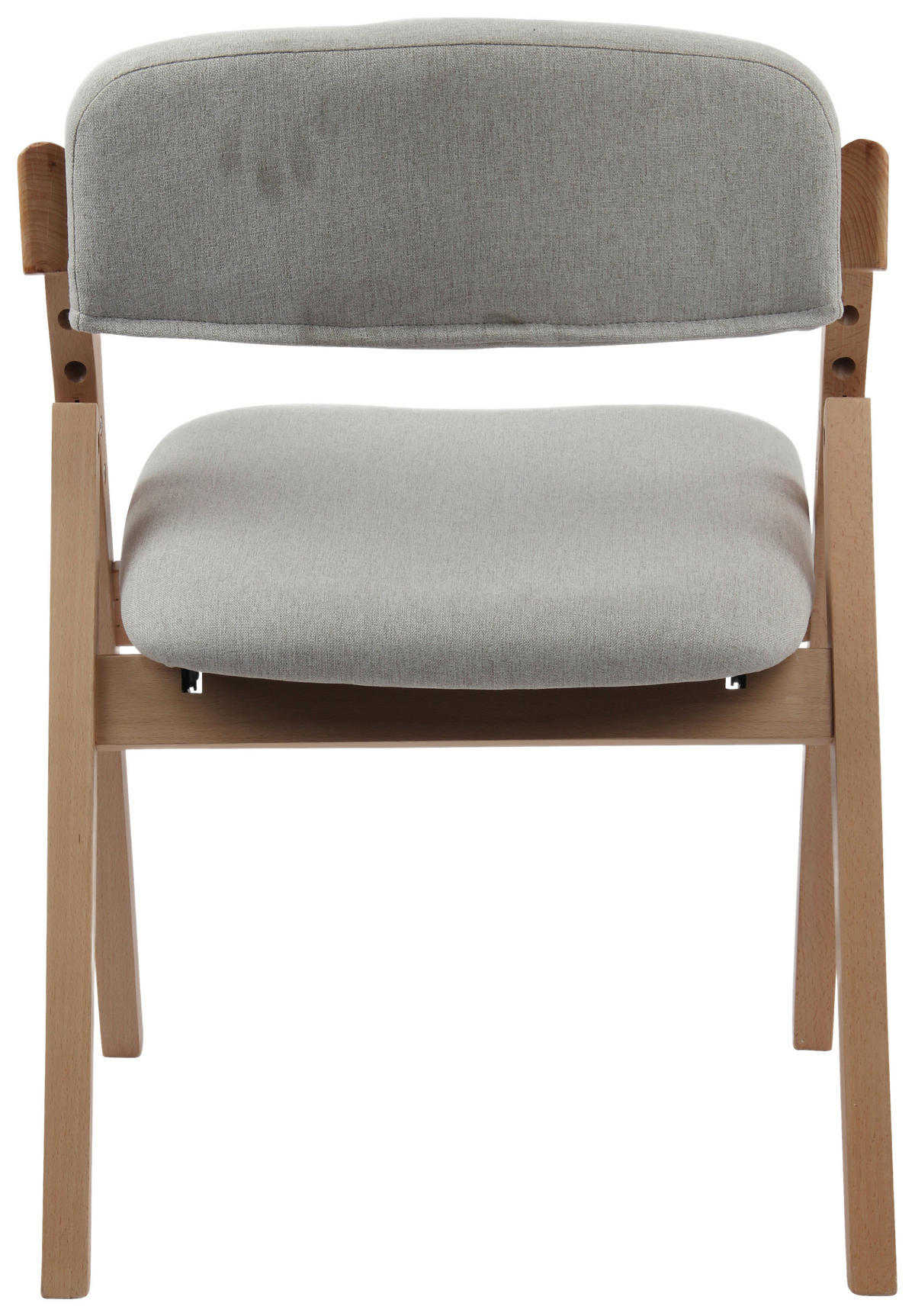 BESUCHERSTUHL  in Webstoff Creme  - Creme/Naturfarben, Modern, Holz/Textil (53/78/47cm) - MID.YOU