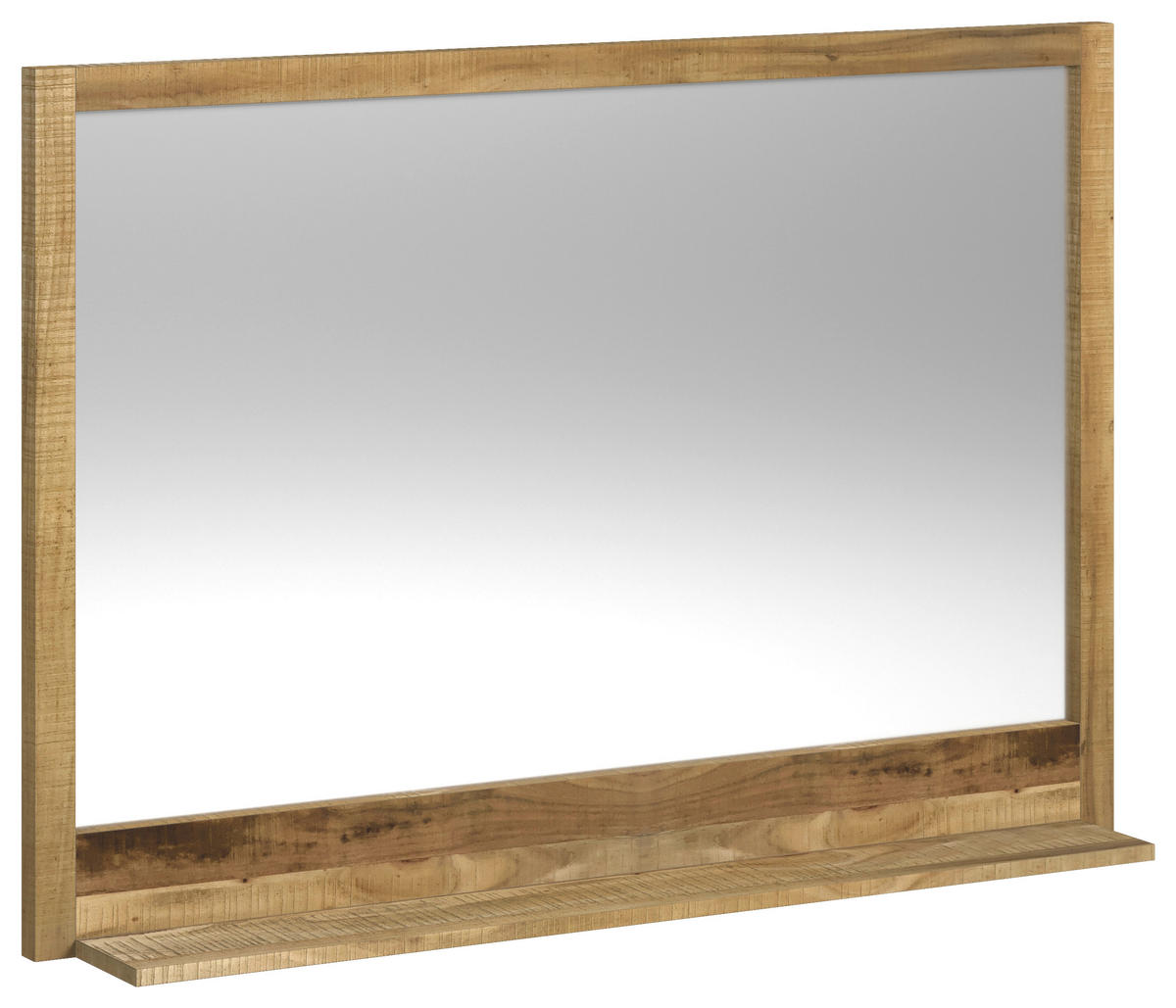 BADEZIMMERSPIEGEL 116/80/16 cm  - Naturfarben, Natur, Glas/Holz (116/80/16cm) - Livetastic