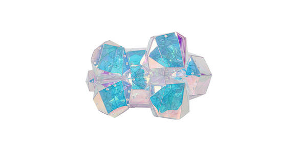 TISCHLEUCHTE - Transparent/Perlmutt, Trend, Kunststoff (23/38/36cm) - Novel