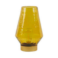 LED-TISCHLEUCHTE - Goldfarben/Dunkelgelb, Basics, Glas (16/23,5/16cm) - Light & Living