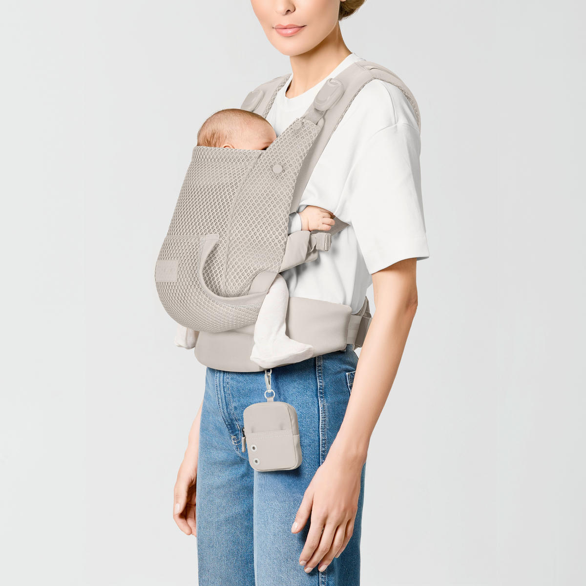 BABYTRAGE Laya  - Greige, Basics, Textil (50/60cm) - Cybex