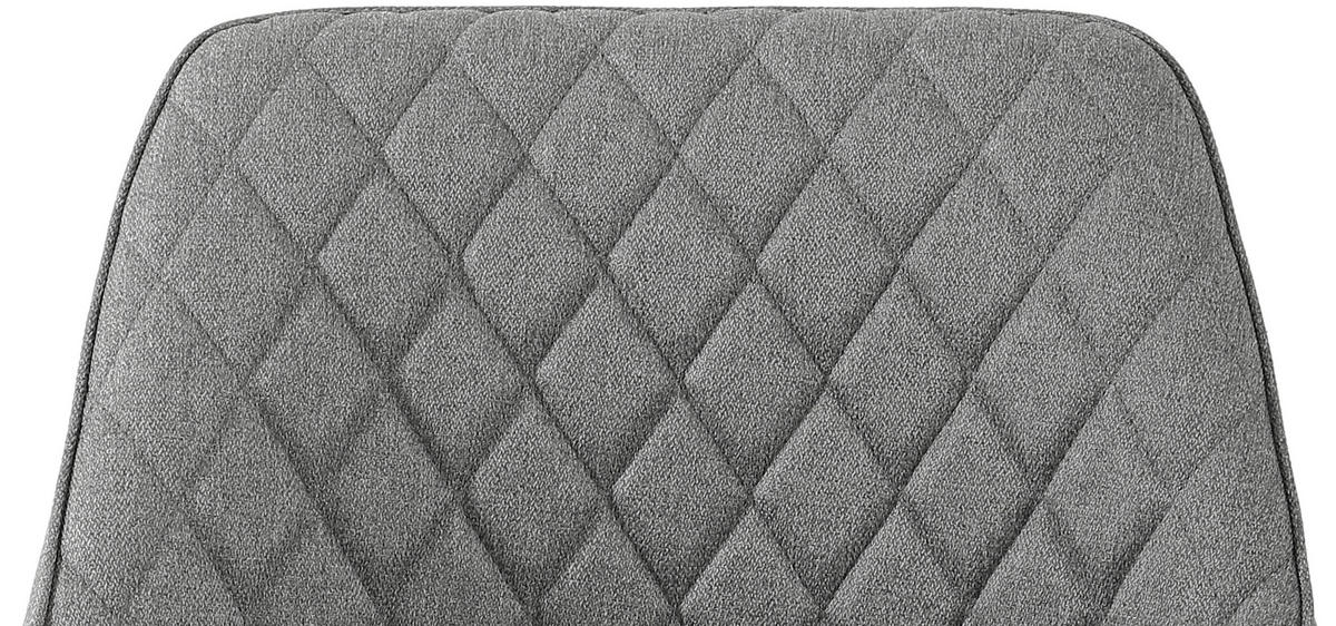 ARMLEHNSTUHL  in Eisen Leinenoptik  - Hellbraun/Schwarz, KONVENTIONELL, Holz/Textil (57/85.5/60cm) - MID.YOU