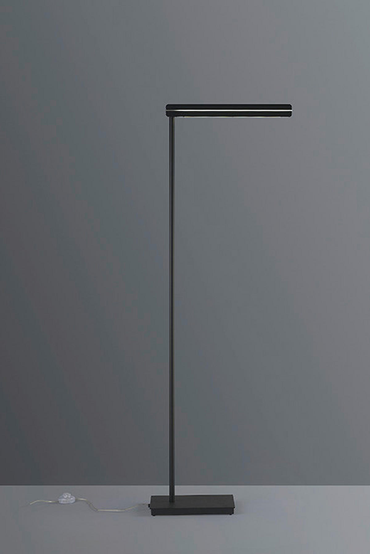 LED-STEHLEUCHTE 20/140 cm    - Schwarz, Basics, Metall (20/140cm) - BOPP