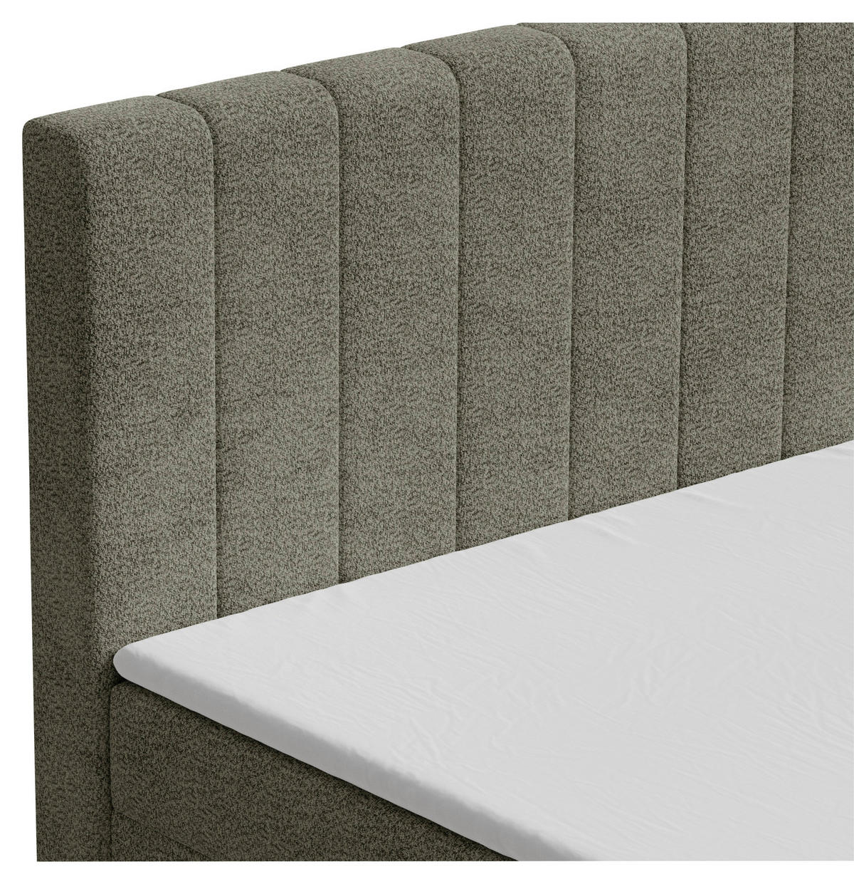 BOXBETT 160/200 cm,  in Grün, Bettkasten, Topper,  - Schwarz/Grün, MODERN, Holz/Kunststoff (160/200cm) - MID.YOU