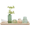 TEELICHTHALTER-SET - Multicolor, LIFESTYLE, Glas/Holz (40/12,5/14cm) - Ambia Home