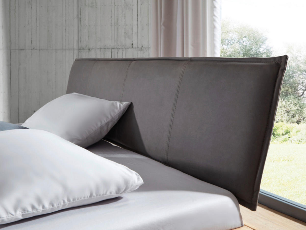 BALKENBETT 180/200 cm  in Wildeiche  - Wildeiche/Eichefarben, MODERN, Holz/Metall (180/200cm) - Livetastic