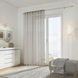 FERTIGVORHANG  transparent  140/245 cm   - Beige/Silberfarben, Design, Textil (140/245cm) - Dieter Knoll