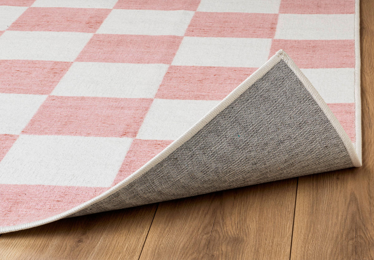 TUFTTEPPICH 160/230 cm MESIO JACK Hellrosa, Grauweiß  - Hellrosa/Grauweiß, Design, Kunststoff/Textil (160/230cm) - Lindorug