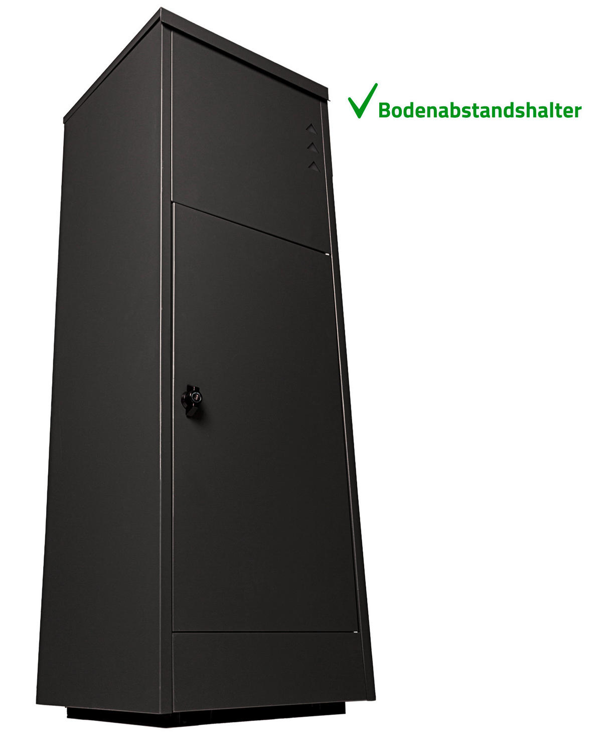 PAKETBOX Schwarz  - Schwarz, Basics, Metall (39,5/118,5/38,5cm) - Ambia Garden