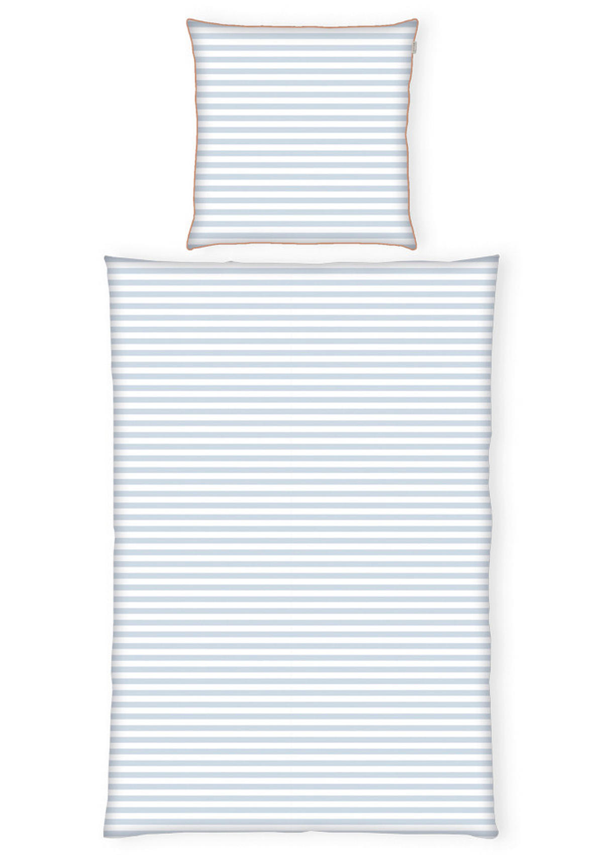 WENDEBETTWÄSCHE Perkal 155/220 cm  - Gelb/Hellblau, Basics, Textil (155/220cm) - Tom Tailor