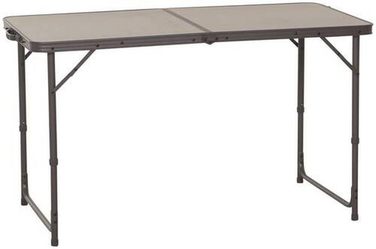 CAMPINGTISCH - Grau, KONVENTIONELL, Holzwerkstoff/Metall (120/60/70cm) - Siena Garden
