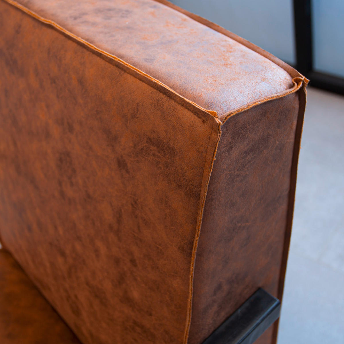 SESSEL in Mikrofaser Cognac  - Cognac, MODERN, Textil (62/84/70cm) - MID.YOU