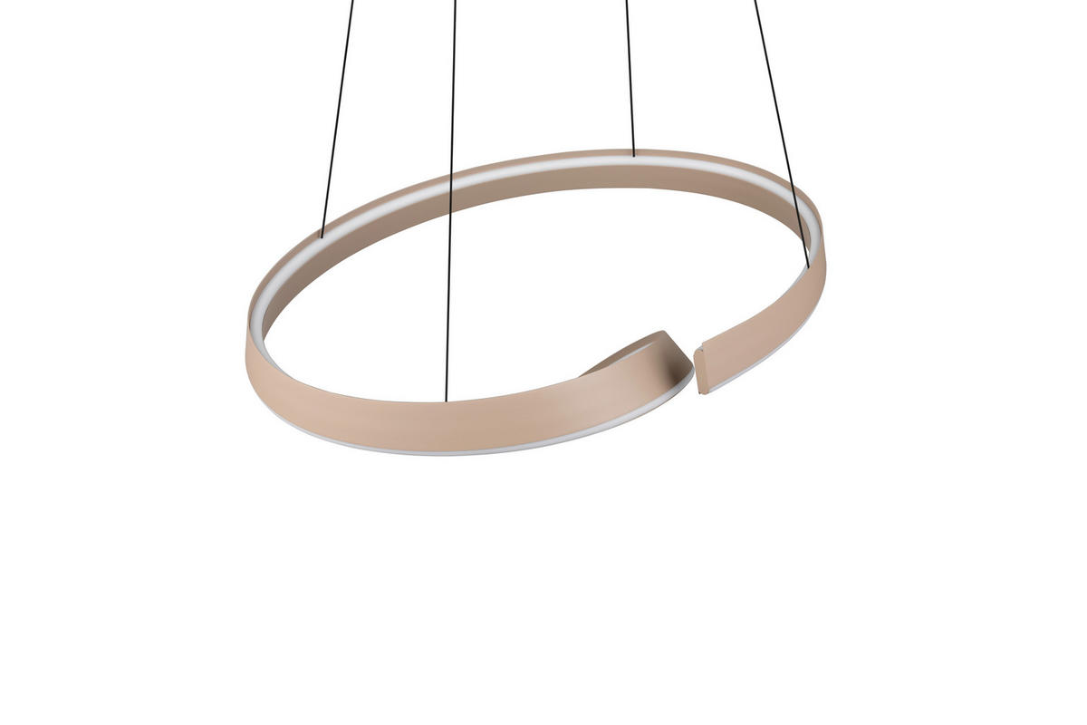 LED-HÄNGELEUCHTE CIRONDA 81/200/55 cm  - Beige, Design, Metall (81/200/55cm) - Cinque
