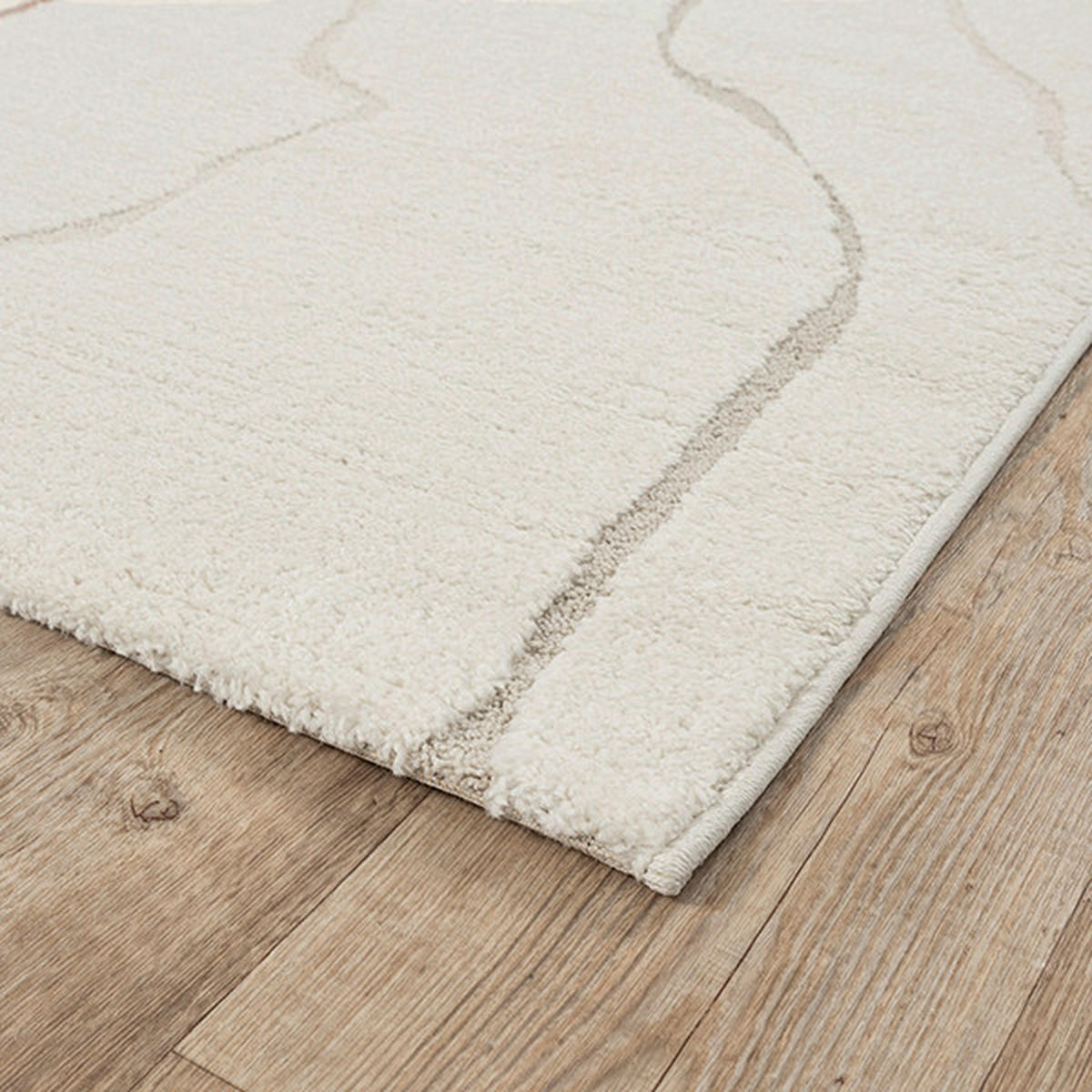 LÄUFER 80/300 cm Elio Creme, Hellbraun, Salbeigrün  - Hellbraun/Salbeigrün, Basics, Textil (80/300cm)