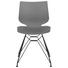 STUHL in Metall, Kunststoff Grau, Schwarz - Schwarz/Grau, Design, Kunststoff/Metall (49/83/51cm) - Lomoco STUHL in Metall, Kunststoff Grau, Schwarz - Schwarz/Grau, Design, Kunststoff/Metall (49/83/51cm) - Lomoco