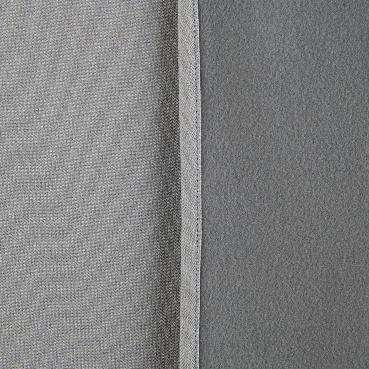 WÄRMESCHUTZVORHANG blickdicht  - Grau, KONVENTIONELL, Textil (135/245cm)