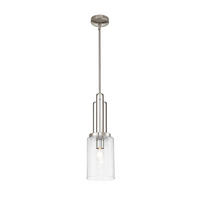 HÄNGELEUCHTE Elstead Kimrose 17.8/69.8 cm   - Nickelfarben, KONVENTIONELL, Glas/Metall (17.8/69.8cm) - Elstead Lighting