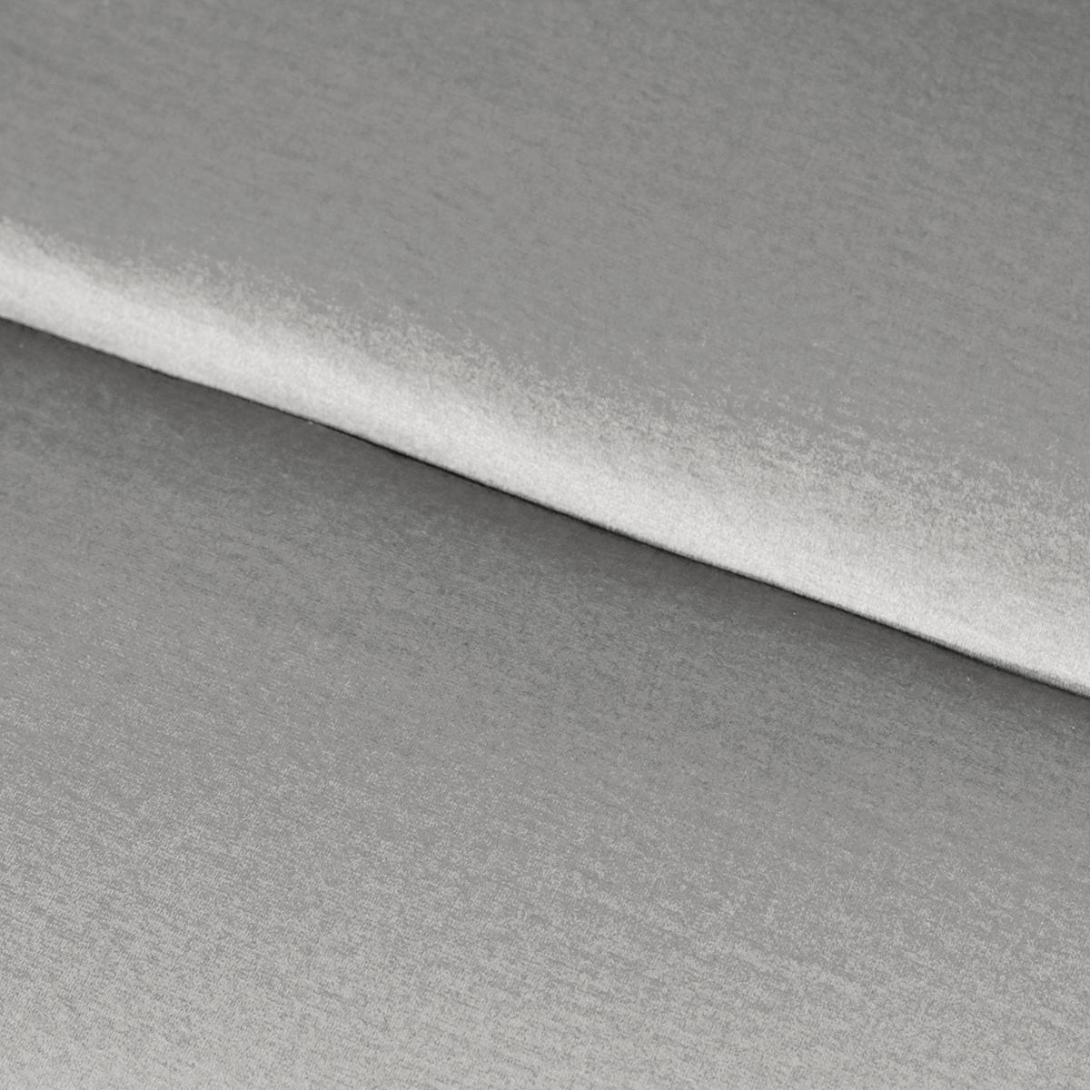 RELAXLIEGE SWING Samt Grau  - Silberfarben/Grau, Design, Textil/Metall (65/65-95/171cm) - Livetastic