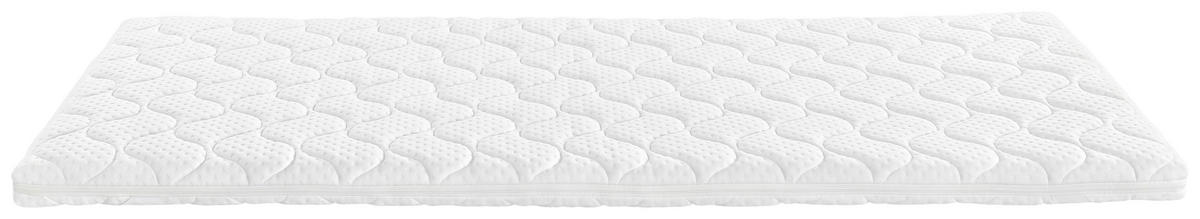 VRCHNÍ MATRACE, 90/200 cm - bílá, Basics, textil (90/200cm) - Novel