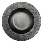 SUPPENTELLER Black Rock 21,7 cm   - Schwarz, Design, Keramik (21,7cm) - Novel