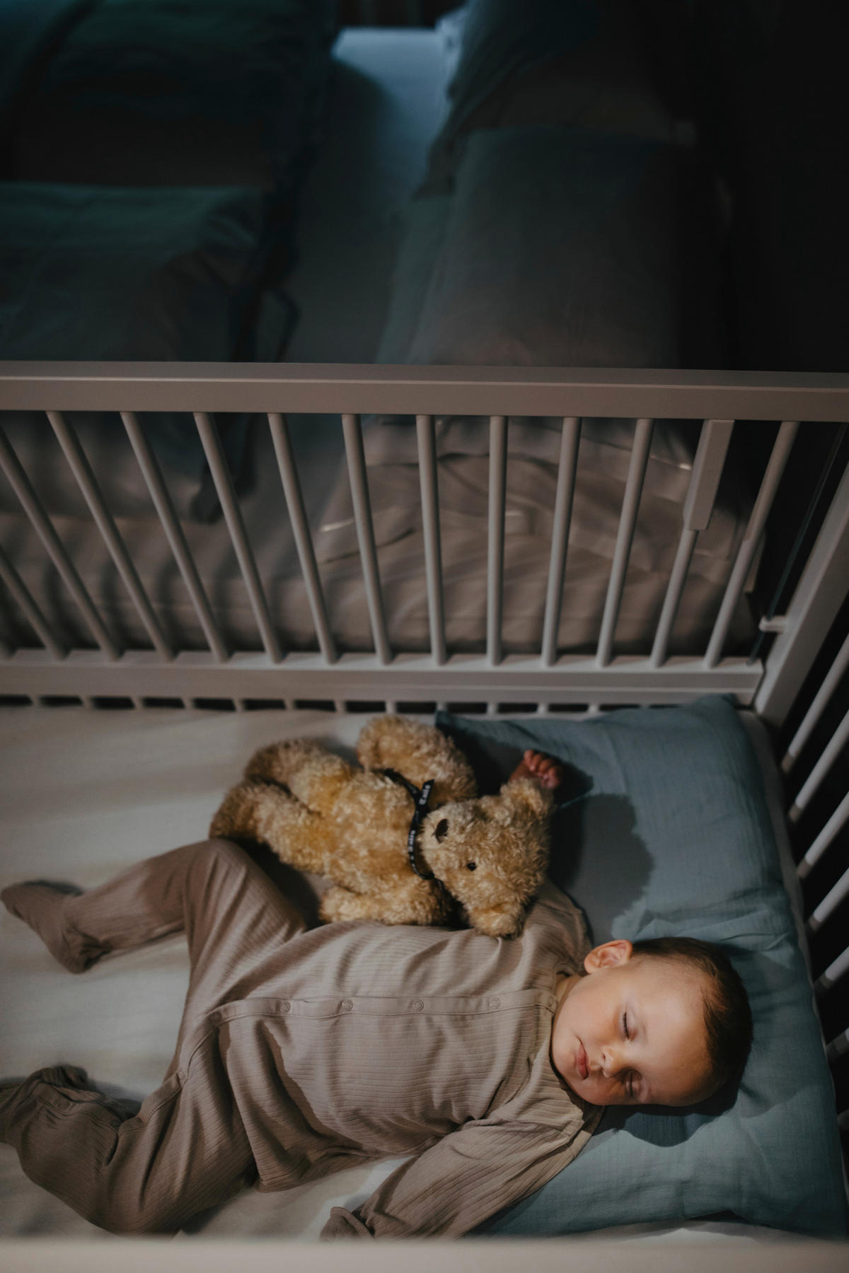 BEISTELLBETT Hajo   - Weiß, Basics, Holz (124/90/64cm) - tiSsi