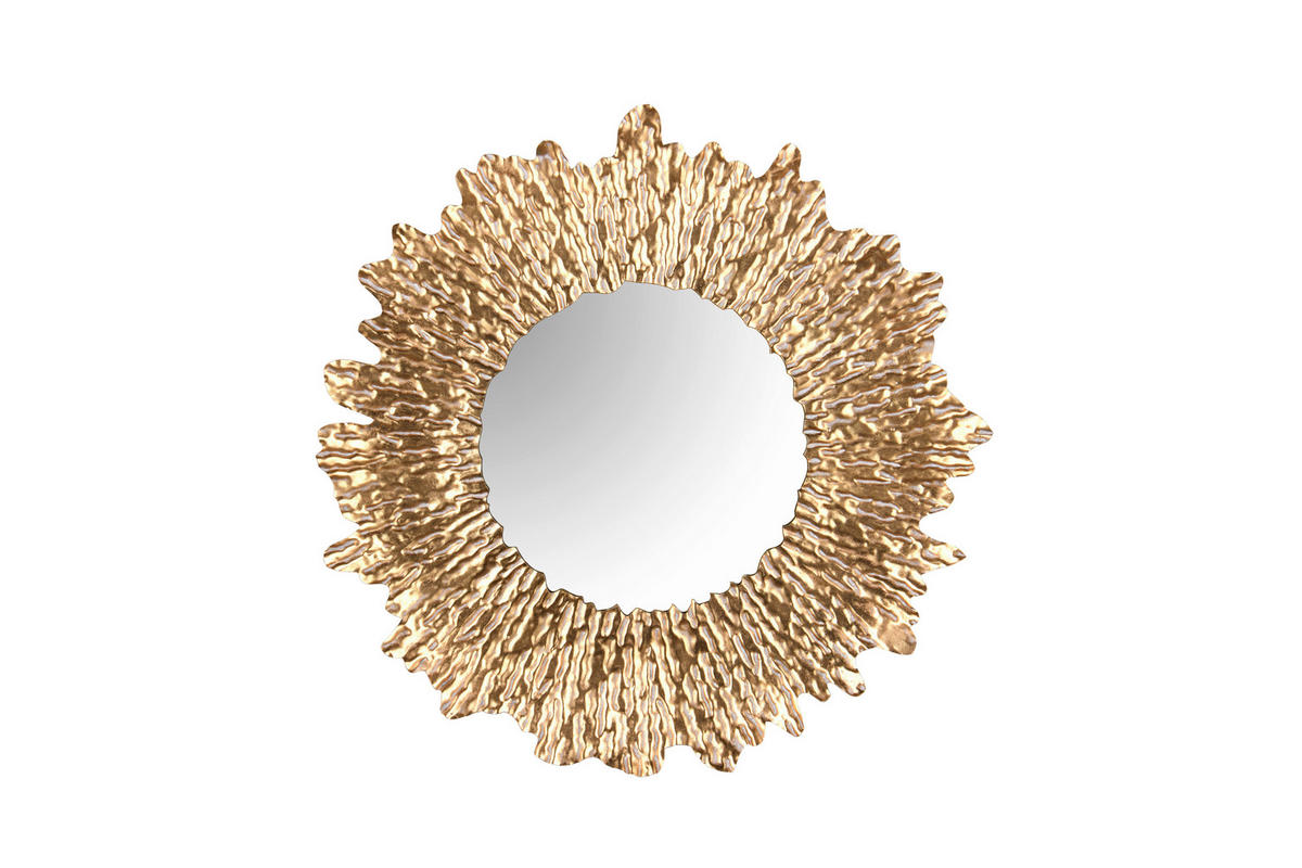 DEKOSPIEGEL - Goldfarben, Trend, Glas/Metall (80/80/9cm) - Boxxx