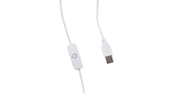 LED-DEKOLEUCHTE - Transparent/Weiß, LIFESTYLE, Kunststoff (23/4/12,7cm) - Novel