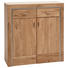 SCHUHSCHRANK - Eichefarben/Nickelfarben, Natur, Holz/Holzwerkstoff (100/105,4/37,7cm) - Linea Natura SCHUHSCHRANK - Eichefarben/Nickelfarben, Natur, Holz/Holzwerkstoff (100/105,4/37,7cm) - Linea Natura