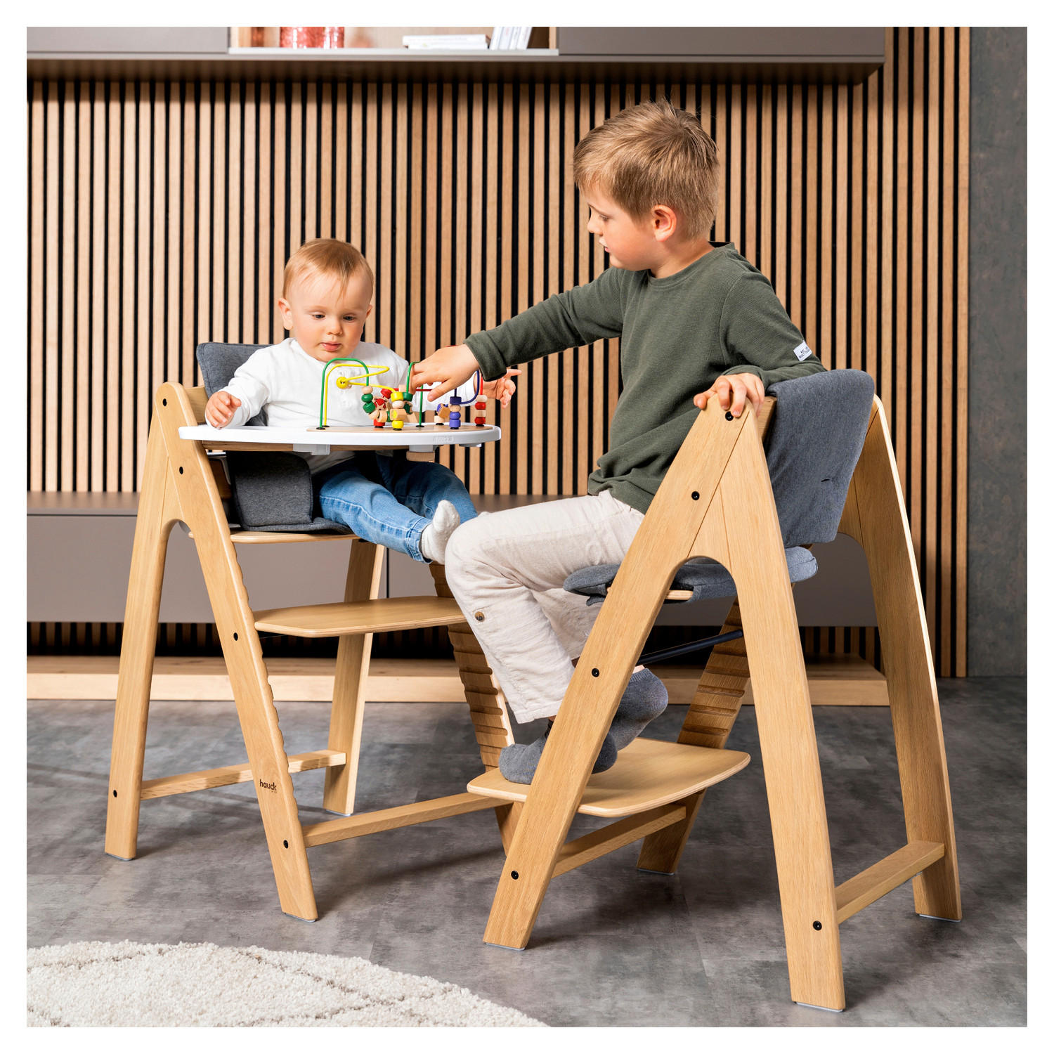 ESS- UND SPIELBRETT Arketa Play Tray  - Weiß, Basics, Kunststoff (46/4,6/58cm) - Hauck