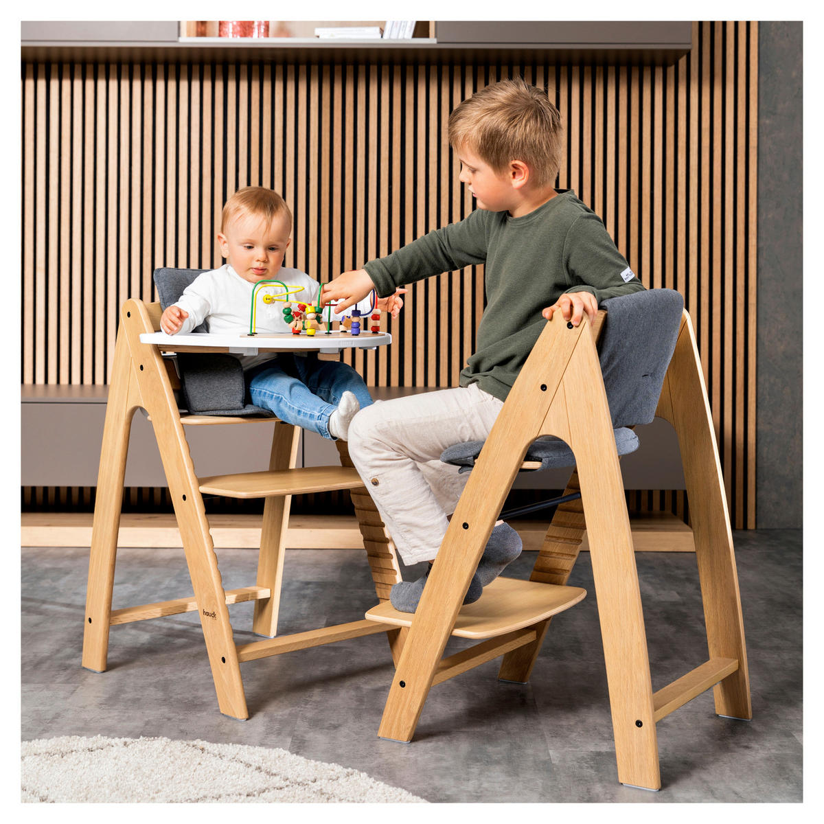 ESS- UND SPIELBRETT Arketa Play Tray  - Weiß, Basics, Kunststoff (46/4,6/58cm) - Hauck