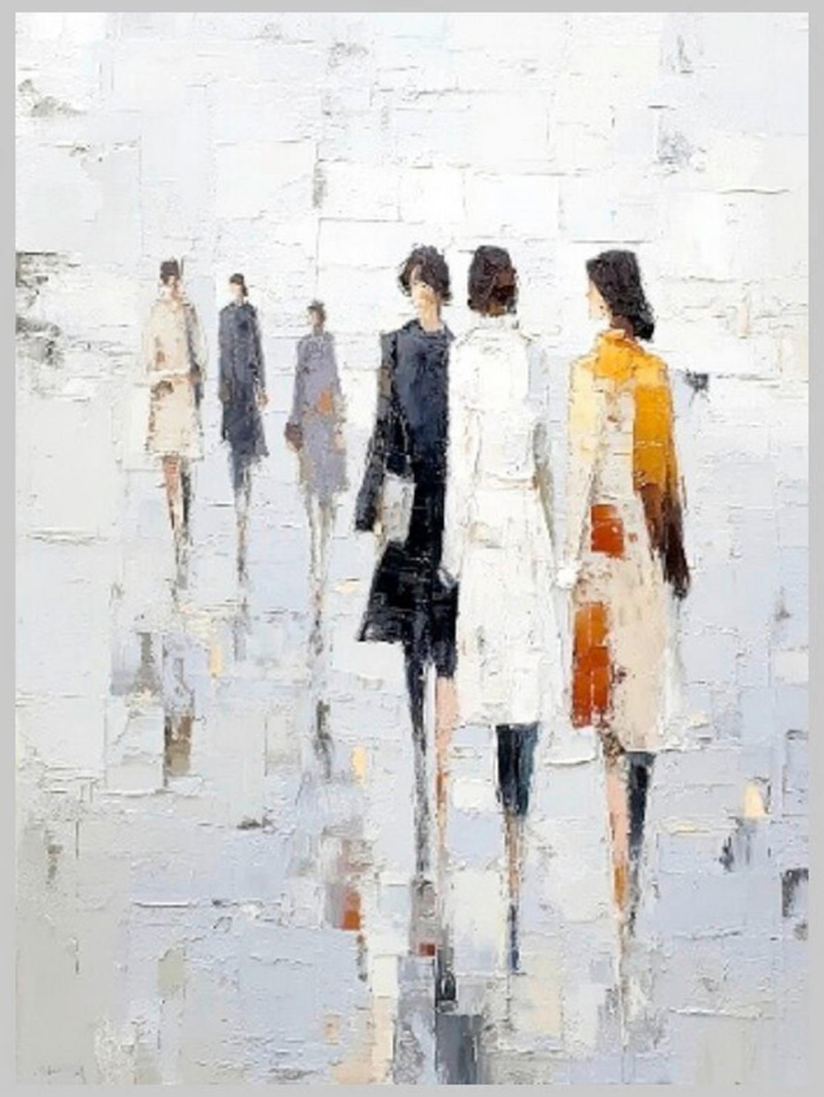 METALLBILD  - Multicolor, Basics, Metall (60/80/4cm) - Euroart