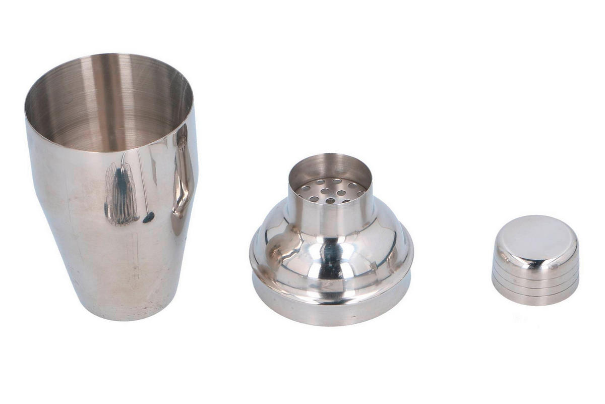 COCKTAIL-SET - Edelstahlfarben, Basics, Metall (7.2/16.5cm) - Alpina 6287