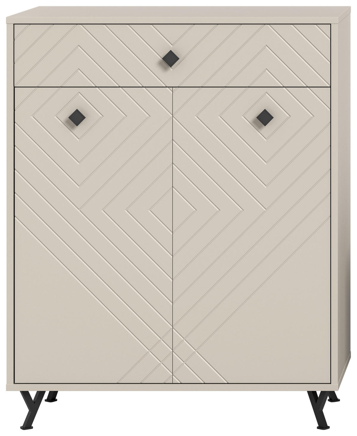 OMARA ZA ČEVLJE  - Design, kovina/leseni material (80/100/35cm) - MID.YOU