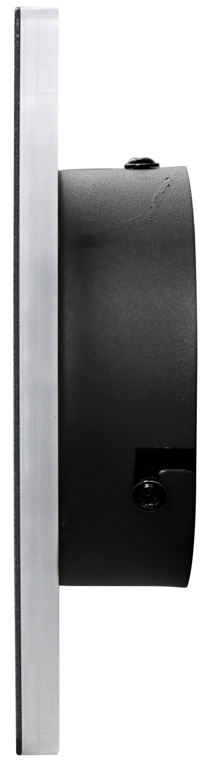 AUßENWANDLEUCHTE 15/4 cm   - Schwarz, KONVENTIONELL, Metall (15/4cm)