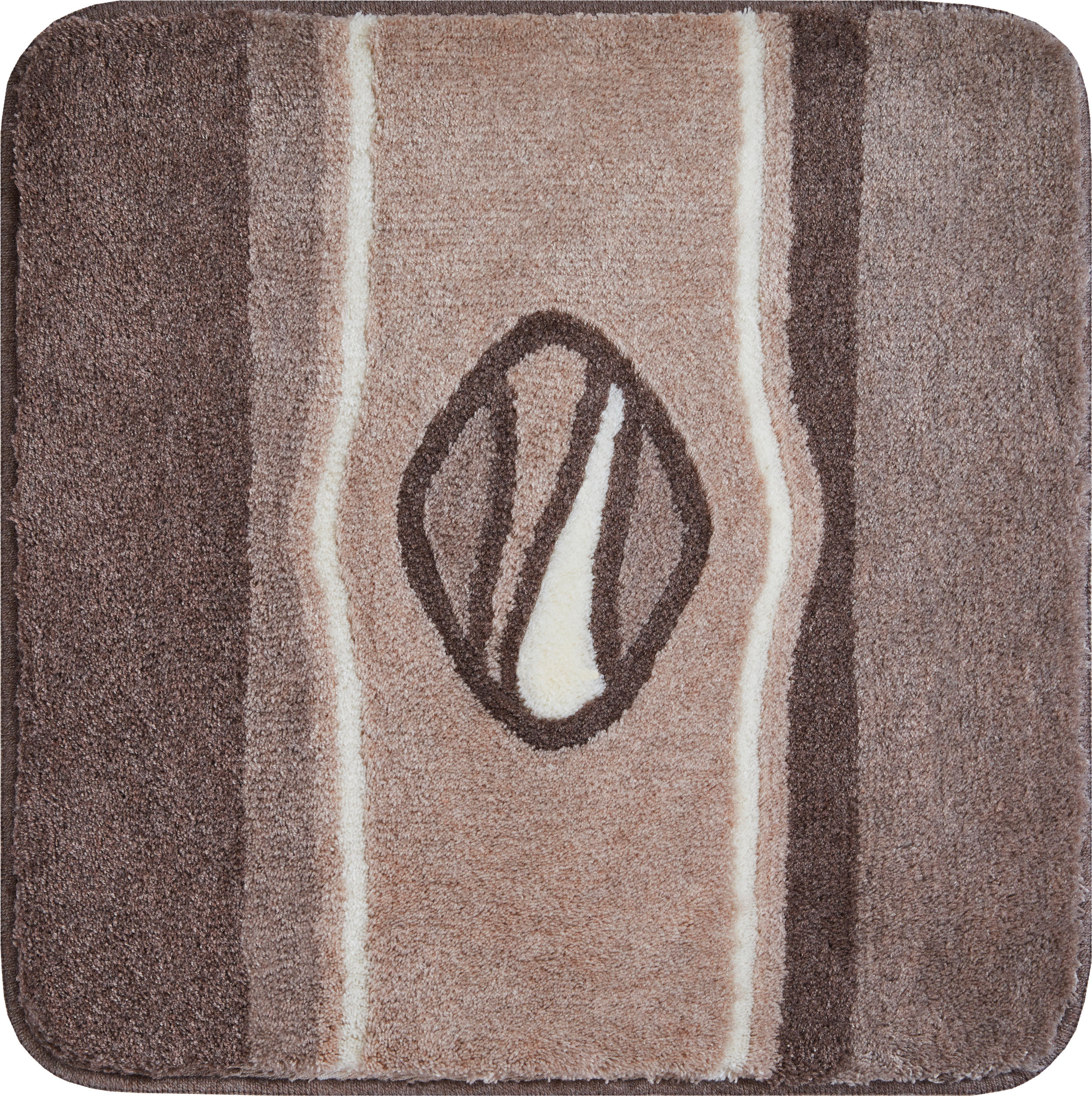 BIDET-VORLEGER Taupe 60/60 cm  - Taupe, Basics, Kunststoff/Textil (60/60cm)