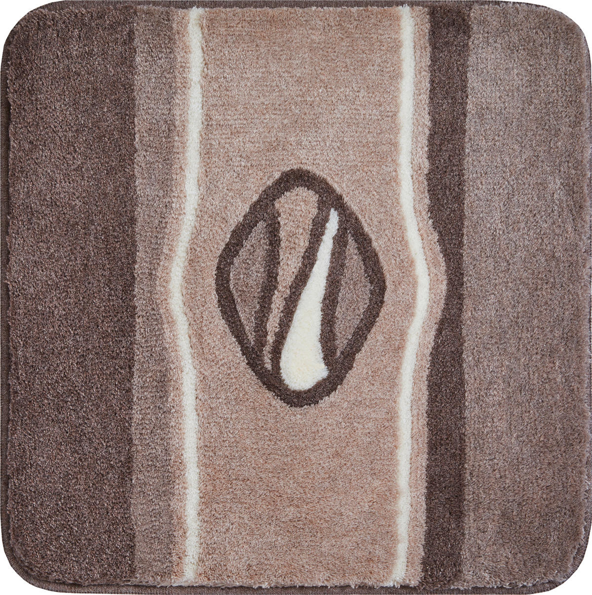 BIDET-VORLEGER Taupe 60/60 cm  - Taupe, Basics, Kunststoff/Textil (60/60cm)