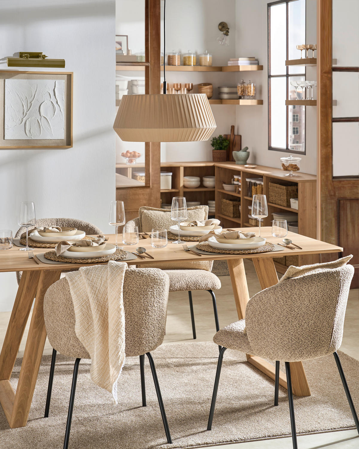 ESSTISCH Eiche vollmassiv rechteckig Eiche Bianco  - Eiche Bianco, KONVENTIONELL, Holz (180/90/75cm) - Linea Natura