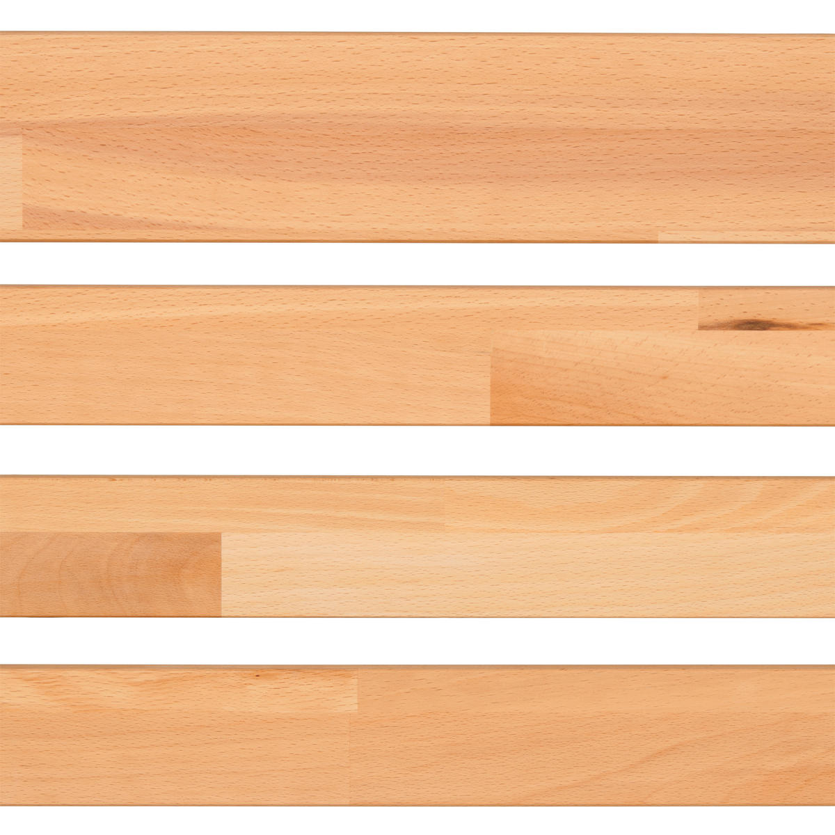 BETT 90/200 cm  in Kernbuche  - Kernbuche, MODERN, Holz (90/200cm) - MID.YOU