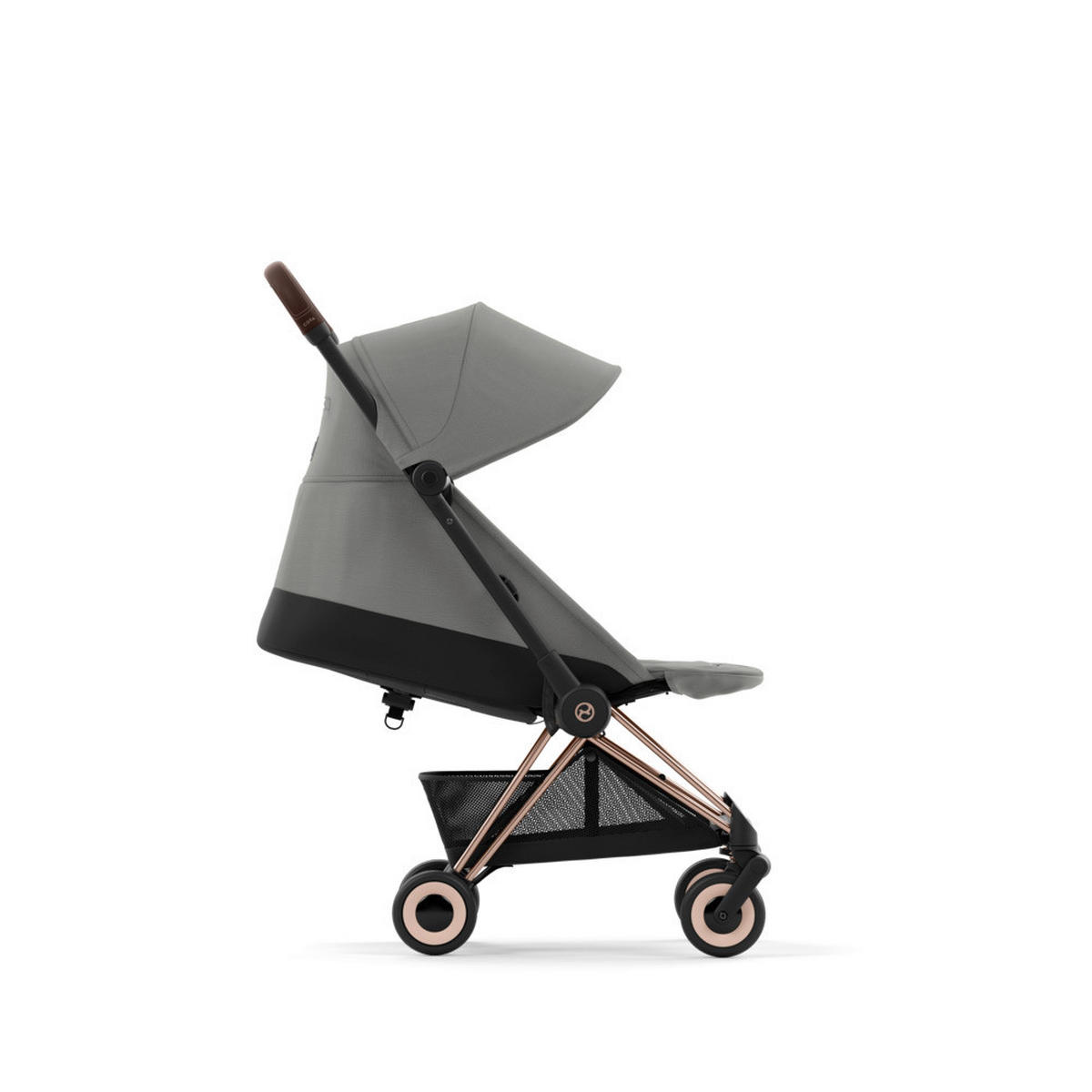 BUGGY Coya  - Roségold/Grau, Basics, Kunststoff/Textil (79/44/105cm) - cybex PLATINUM