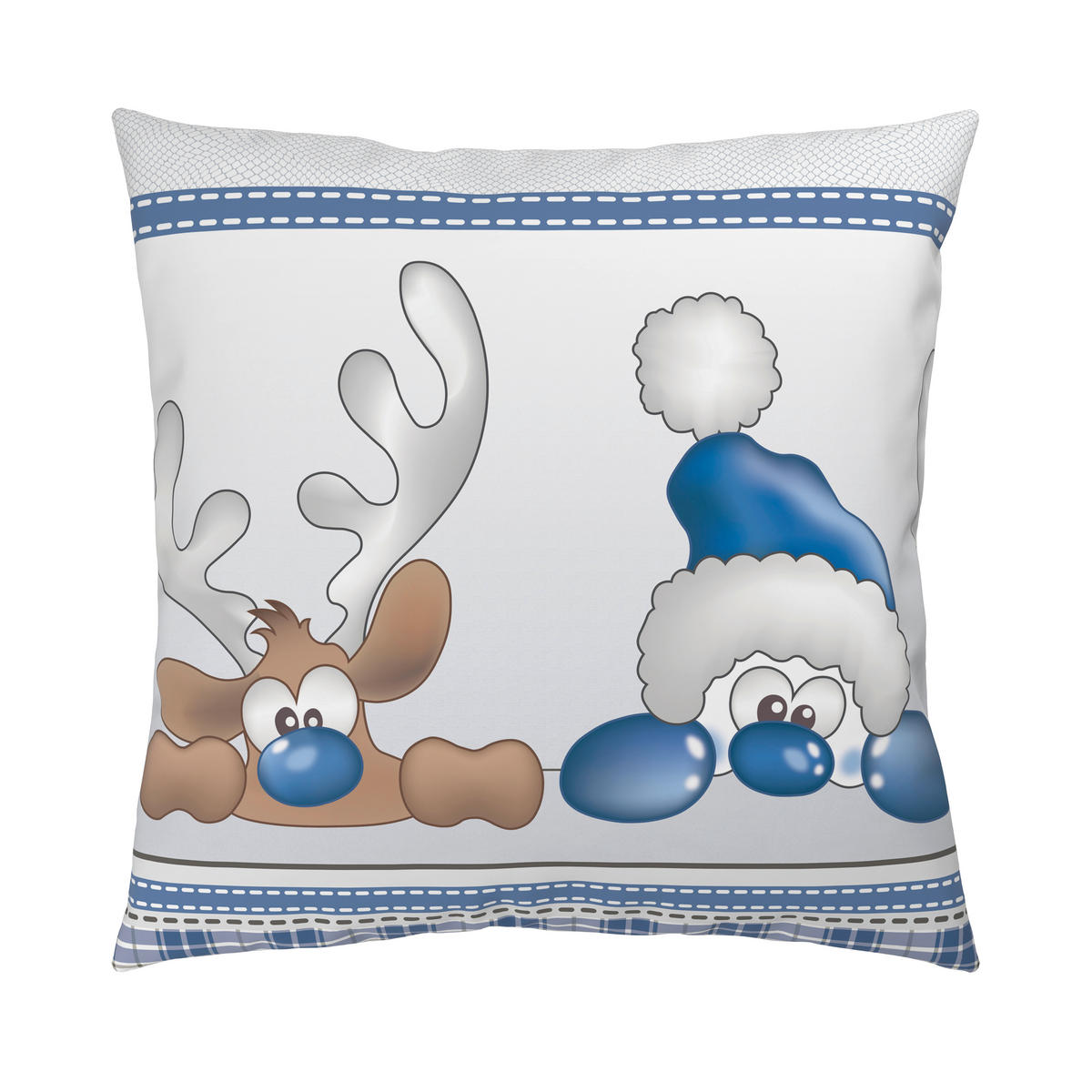 BETTWÄSCHE Flanell 135/200 cm  - Blau/Grau, Textil (135/200cm) - Esposa