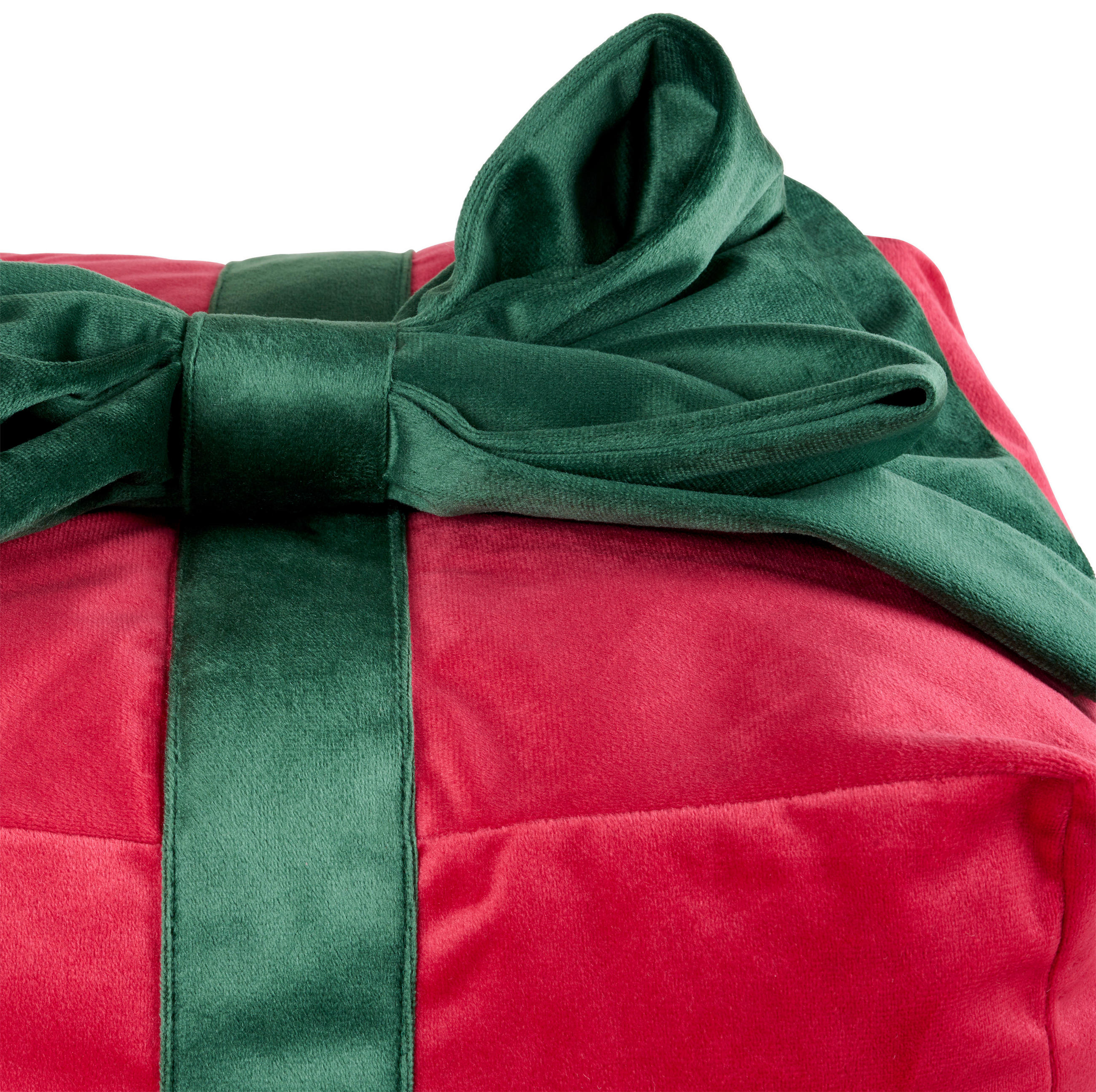 ZIERKISSEN  30/30 cm   - Rot/Grün, Trend, Textil (30/30cm) - X-Mas