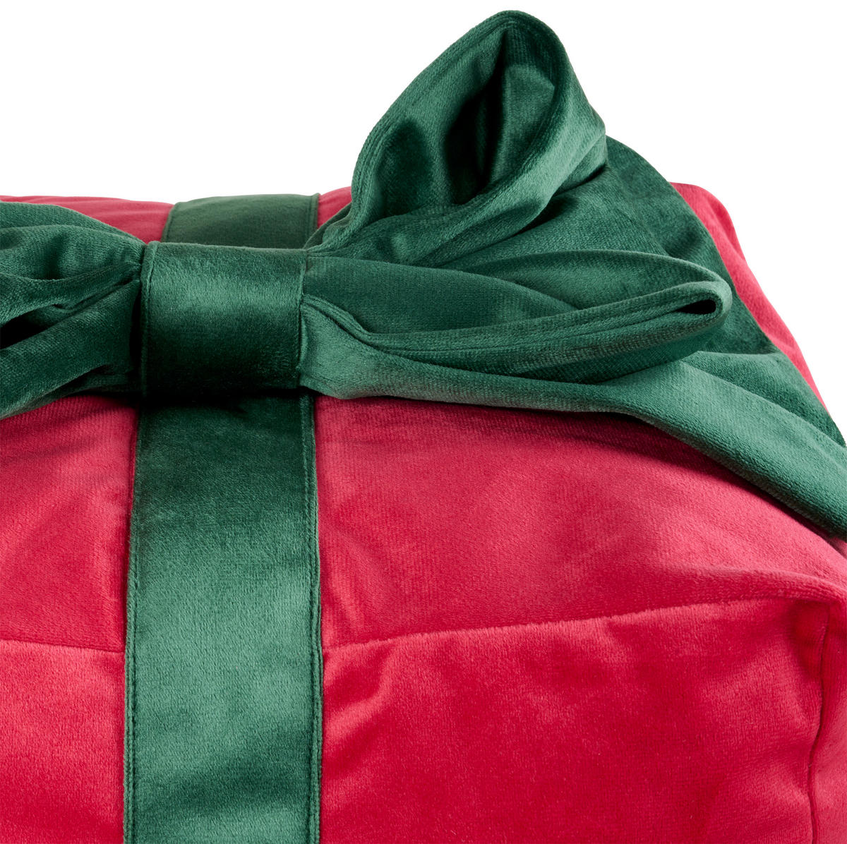 ZIERKISSEN  30/30 cm   - Rot/Grün, Trend, Textil (30/30cm) - X-Mas