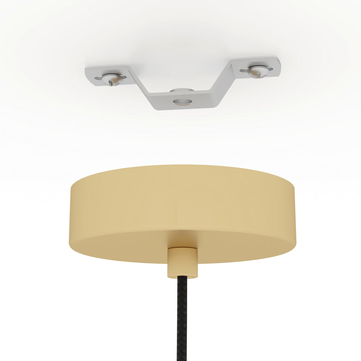 HÄNGELEUCHTE 38,5/150 cm    - Goldfarben, Design, Metall (38,5/150cm) - Eglo