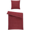 WENDEBETTWÄSCHE Scatter Flanell 200/200 cm  - Dunkelrot, KONVENTIONELL, Textil (200/200cm) - Esprit