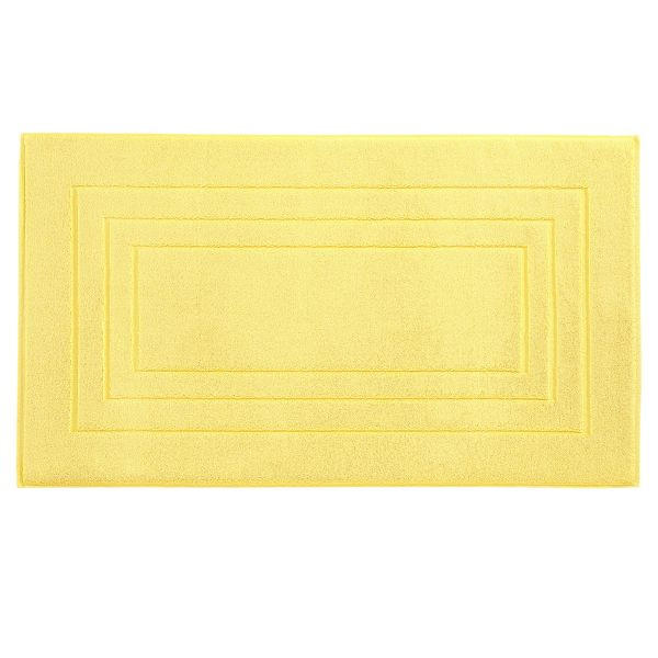 BADEMATTE Feeling 60/100 cm  - Gelb, Basics, Textil (60/100cm) - Vossen