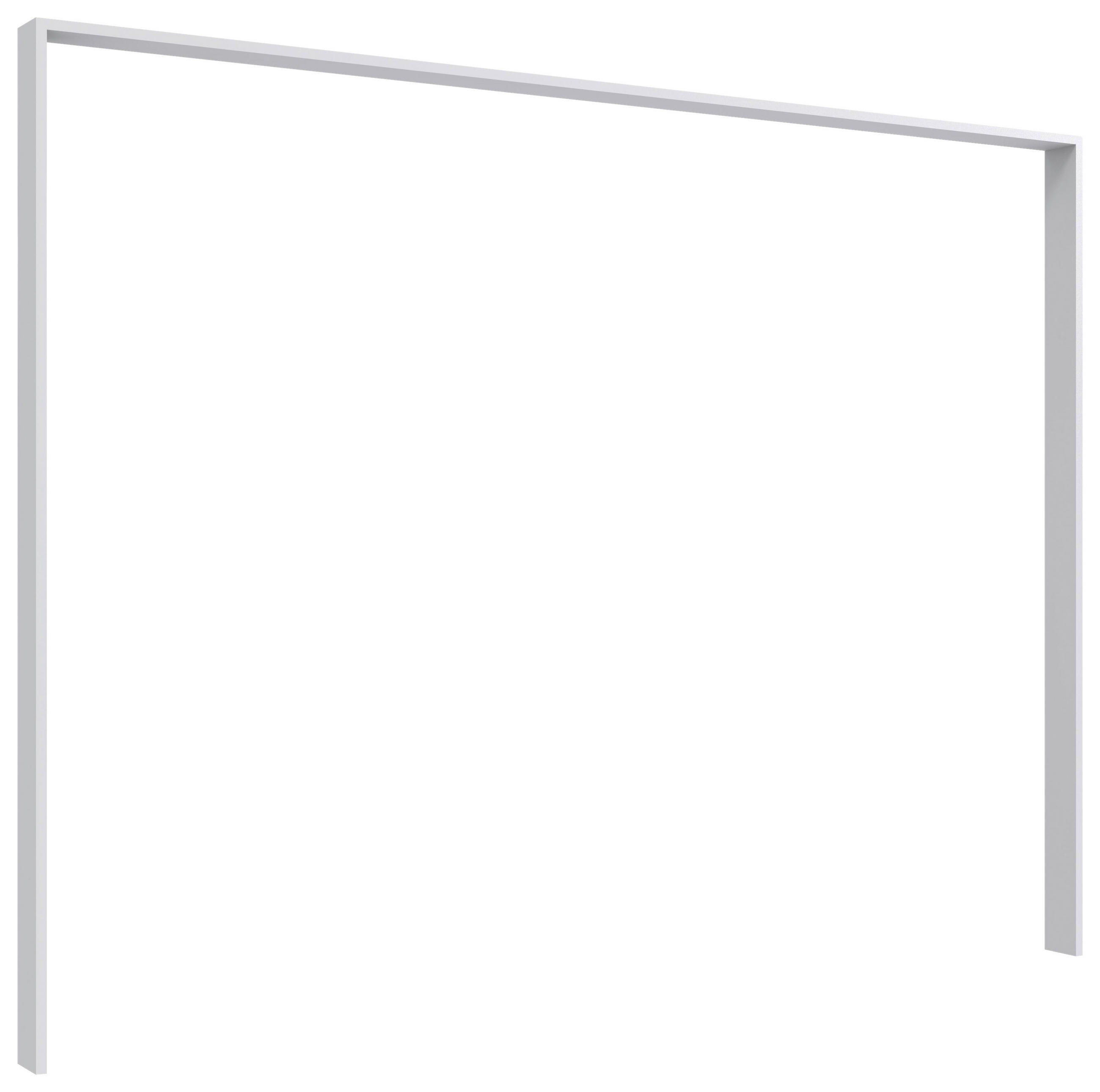 PASSEPARTOUTRAHMEN 183/210/12 cm - Weiss, Konventionell, Holzwerkstoff (183/210/12cm) - Modante