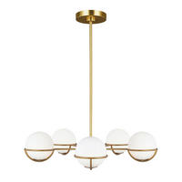 KRONLEUCHTER 81.3/61.1 cm   - Messingfarben, Basics, Glas/Metall (81.3/61.1cm) - Elstead Lighting