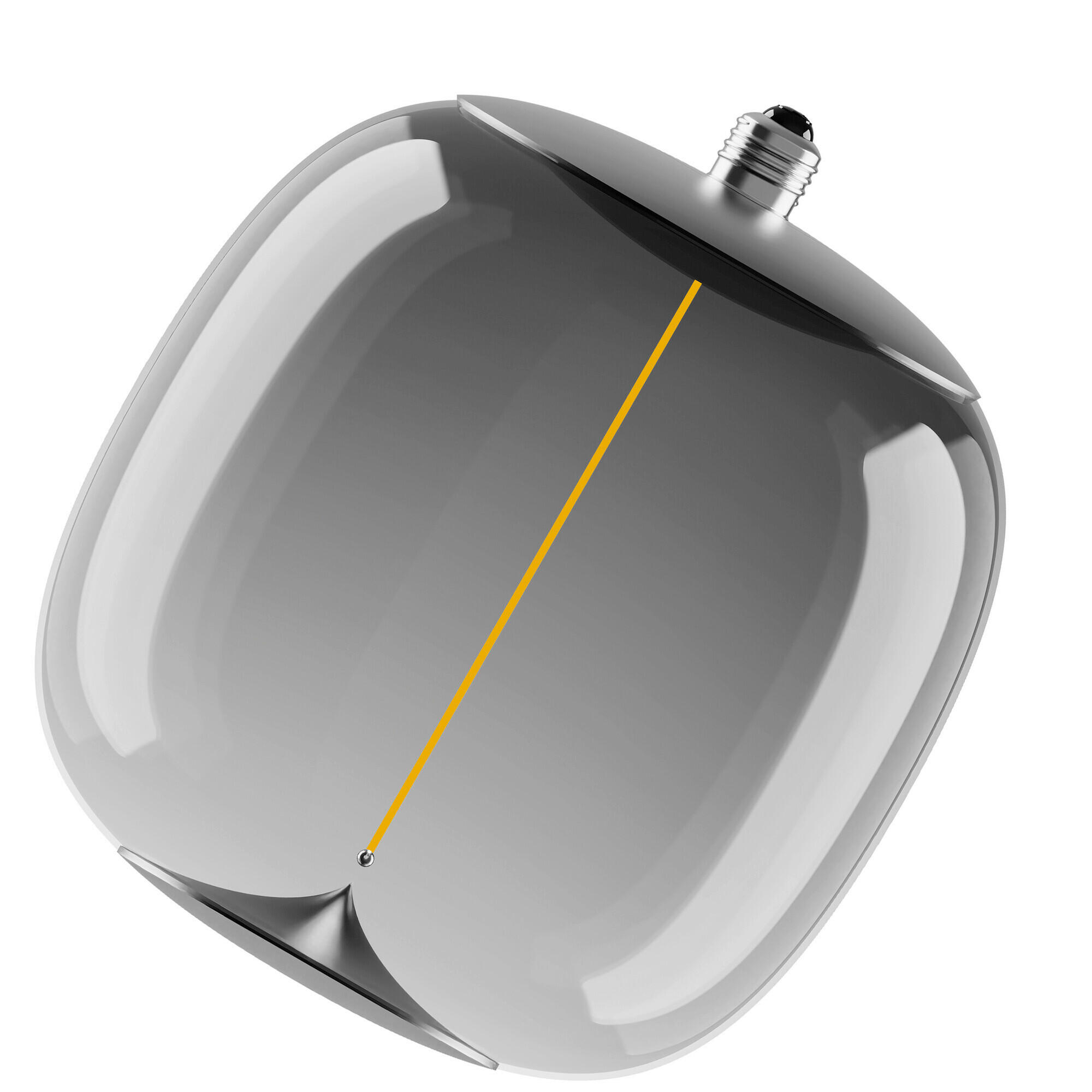 LED-LEUCHTMITTEL   E27 4 W 100 lm  - Eschefarben, KONVENTIONELL, Kunststoff (25/30cm) - Ledvance