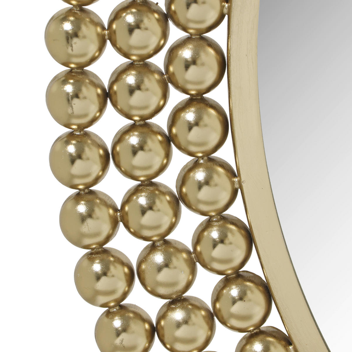 OGLINDĂ DE PERETE 76/76/3 cm    - auriu, Modern, sticlă/metal (76/76/3cm) - Ti'me